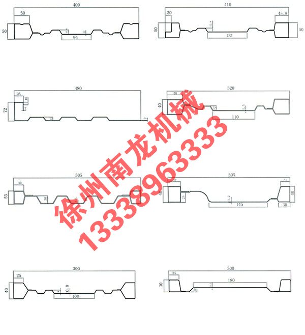 車(chē)廂板成型機(jī)械圖示